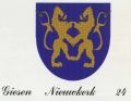 Wapen van Giessen Nieuwkerk/Coat of arms (crest) of Giessen Nieuwkerk