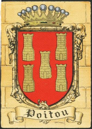 Blason de Poitou/Coat of arms (crest) of {{PAGENAME
