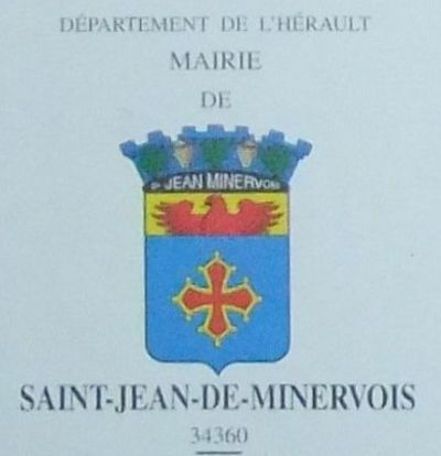 Wappen von Saint-Jean-de-Minervois/Coat of arms (crest) of Saint-Jean-de-Minervois