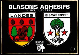 Blason de Biscarrosse/Coat of arms (crest) of {{PAGENAME