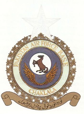 Coat of arms (crest) of the Pakistan Air Force Base Chaklala