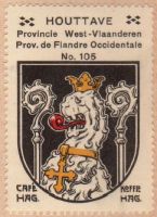 Wapen van Houtave/Arms (crest) of Houtave