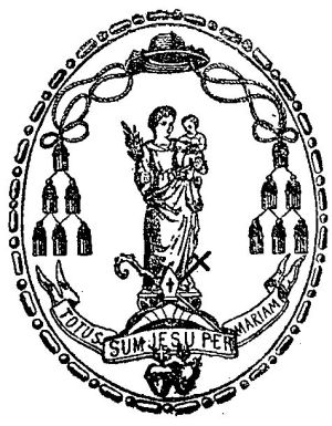 Arms (crest) of Marie-Joseph Verdier