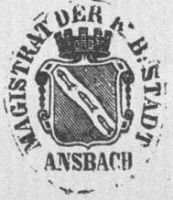 Wappen von Ansbach/Arms of Ansbach