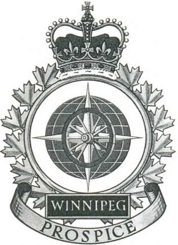 Coat of arms (crest) of the Canadian Forces Base Winnipeg, Canada