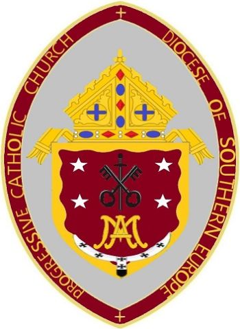 Arms (crest) of Diocese of Southern Europe, PCCI