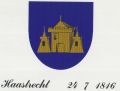 Wapen van Haastrecht/Coat of arms (crest) of Haastrecht