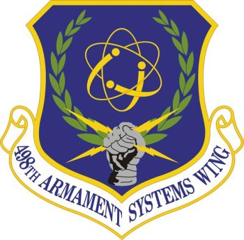 Coat of arms (crest) of the 498th Armament Systems Wing, US Air Force