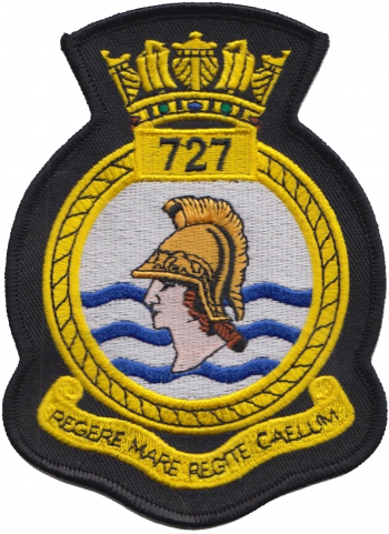 Coat of arms (crest) of the No 727 Squadron, FAA