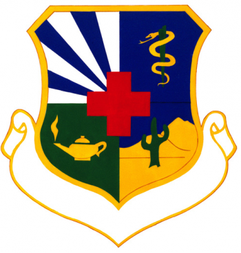 Coat of arms (crest) of the 836th Medical Group, US Air Force