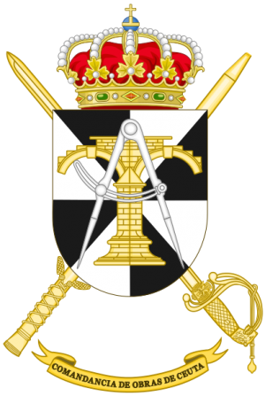 Ceuta Construction Command, Spanish Army.png