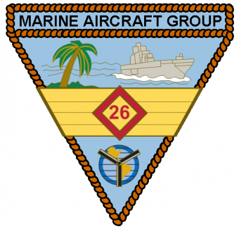 Coat of arms (crest) of the Marine Aircraft Group 26, USMC