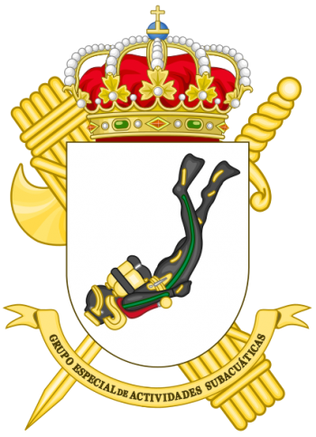 Coat of arms (crest) of Special Group for Underwaters Activities, Guardia Civil