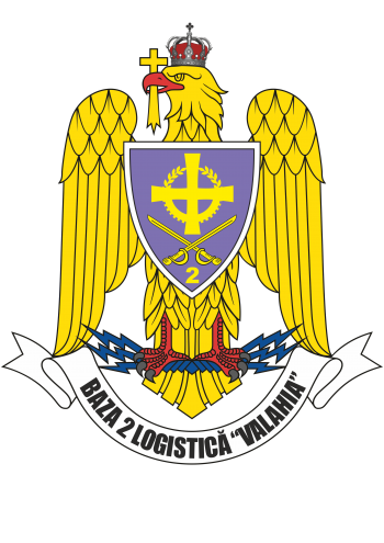 Coat of arms (crest) of the 2nd Logistics Base Valahia, Romanian Army