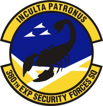 Coat of arms (crest) of the 380th Expeditionary Security Forces Squadron, US Air Force
