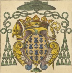 Arms (crest) of Claude de Simiane de Gordes