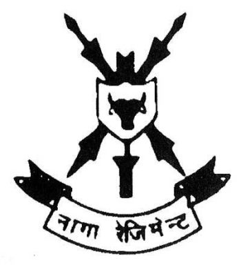 Coat of arms (crest) of the The Naga Regiment, Indian Army