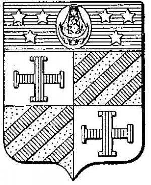 Arms (crest) of Félix-Jules-Xavier Jourdan de la Passardière