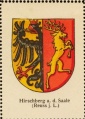 Arms of Hirschberg (Saale)