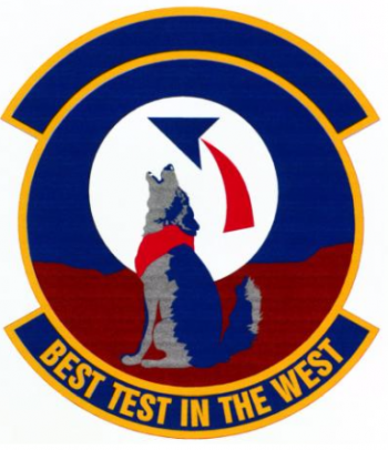 Coat of arms (crest) of the 412th Test Squadron, US Air Force