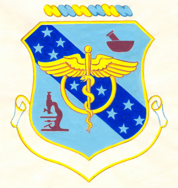 Coat of arms (crest) of the 802nd Medical Group, US Air Force
