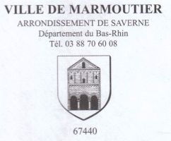 Blason de Marmoutier (Bas-Rhin) / Arms of Marmoutier (Bas-Rhin)