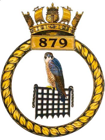 Coat of arms (crest) of the No 879 Squadron, FAA