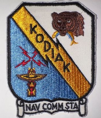 Coat of arms (crest) of the US Naval Communications Station Kodiak, US Navy