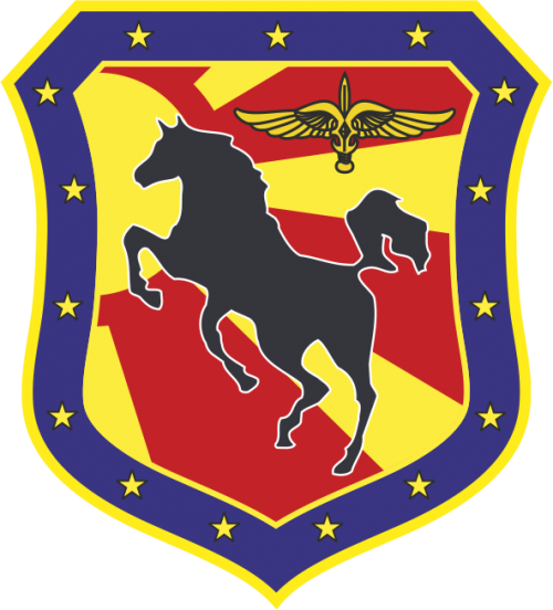 Arms (crest) of Helicopter Squadron, North Macedonia