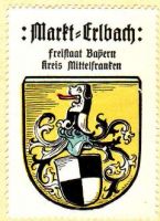 Wappen von Markt Erlbach/Arms (crest) of Markt Erlbach