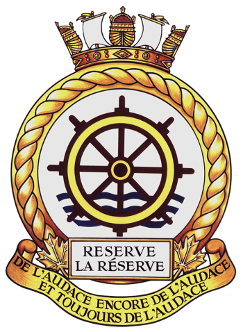 Coat of arms (crest) of the Naval Reserve, Royal Canadian Navy