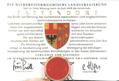 Wappen von Tattendorf/Coat of arms (crest) of Tattendorf