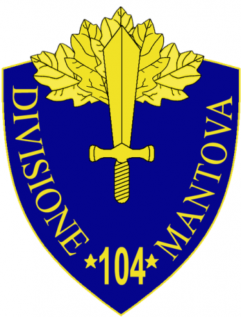 Coat of arms (crest) of the 104th Infantry Division Mantova, Italian Army