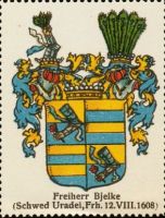 Wappen Freiherr Bjelke