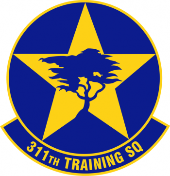 Coat of arms (crest) of the 311th Training Squadron, US Air Force
