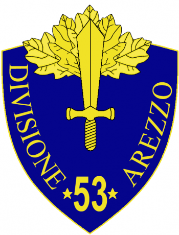 Coat of arms (crest) of the 53rd Infantry Division Arezzo, Italian Army