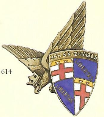 Coat of arms (crest) of the 9th Bolonski Carpathian Rifle Battalion, Polish Army