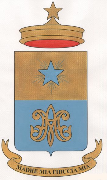 Coat of arms (crest) of Female Lay Association "The Auxiliaries of Our Lady"