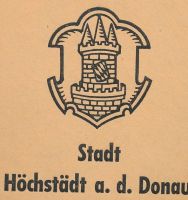 Wappen von Höchstadt an der Donau/Arms (crest) of Höchstadt an der Donau
