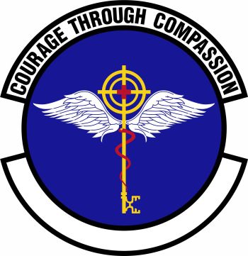 Coat of arms (crest) of the 15th Healthcare Operations Squadron, US Air Force