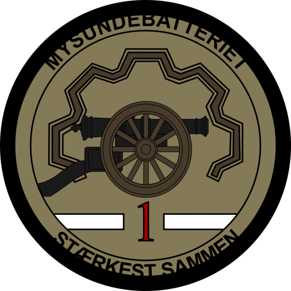 File:1st Basic Training Battery (Mysunde Battery), II Combat Capability Battalion, The Danish Artillery Regiment, Danish Army.png