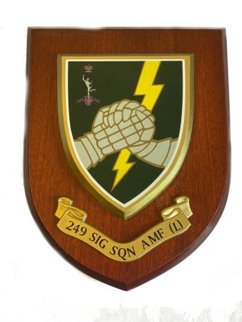 Coat of arms (crest) of the 249 Signal Squadron - Allied Mobile Force (Land), British Army