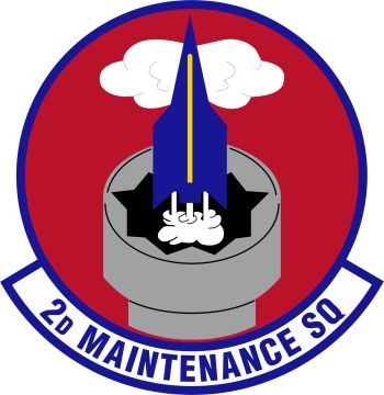 Coat of arms (crest) of the 2nd Maintenance Squadron, US Air Force