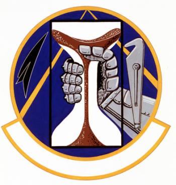Coat of arms (crest) of the 320th Organizational Maintenance Squadron, US Air Force