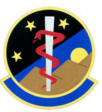 Coat of arms (crest) of the 37th Medical Squadron, US Air Force