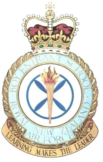 Coat of arms (crest) of the Boy Entrant School, RNZAF