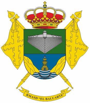 Coat of arms (crest) of the El Baluarte Military Residency for Social Action and Rest, Spanish Army