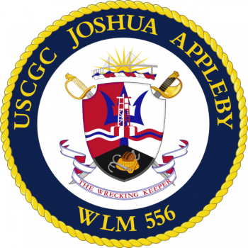 Coat of arms (crest) of the USCGC Joshua Appleby (WLM-556)