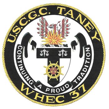 Coat of arms (crest) of the USCGC Taney (WHEC-37)