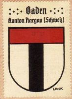 Wappen von Baden (Aargau)/Arms (crest) of Baden